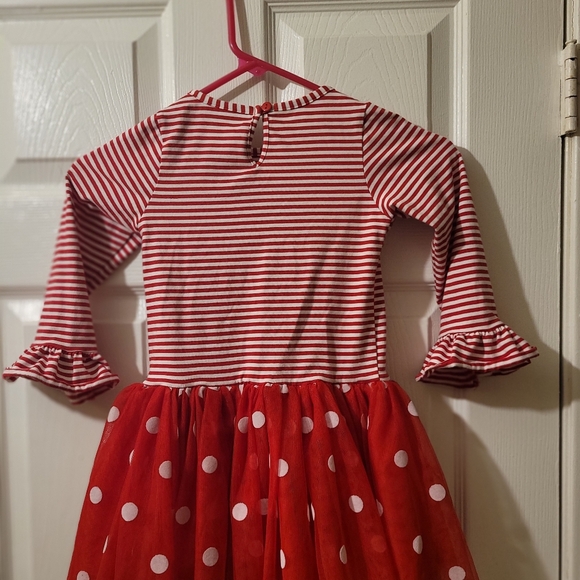 Counting Daisies Toddler Christmas Dress 4T - Picture 2 of 4